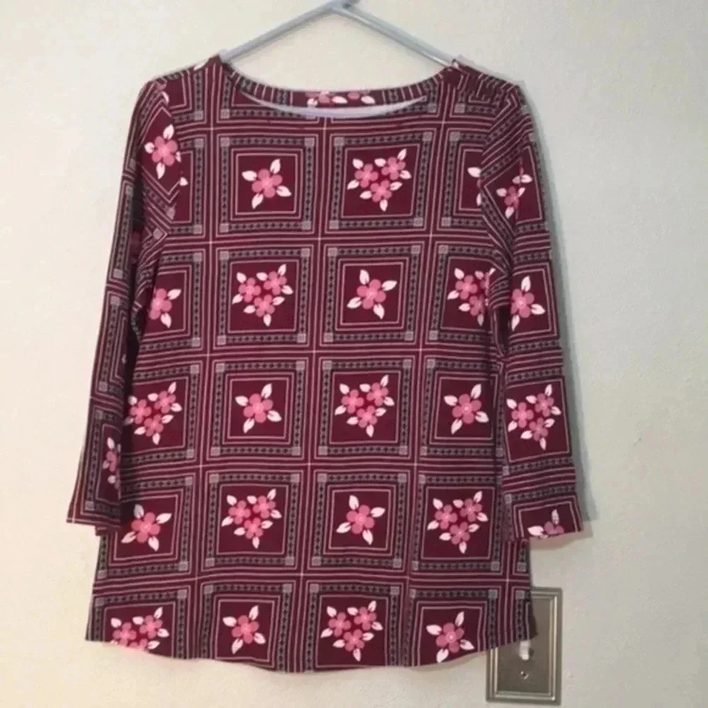 charter club ladies blouse M